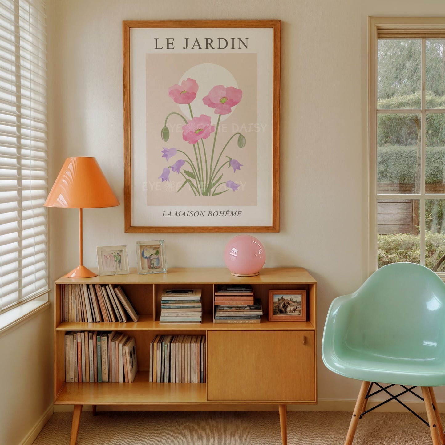 Set of 2 Le Jardin Digital Prints | Floral Botanical Printable Wall Art