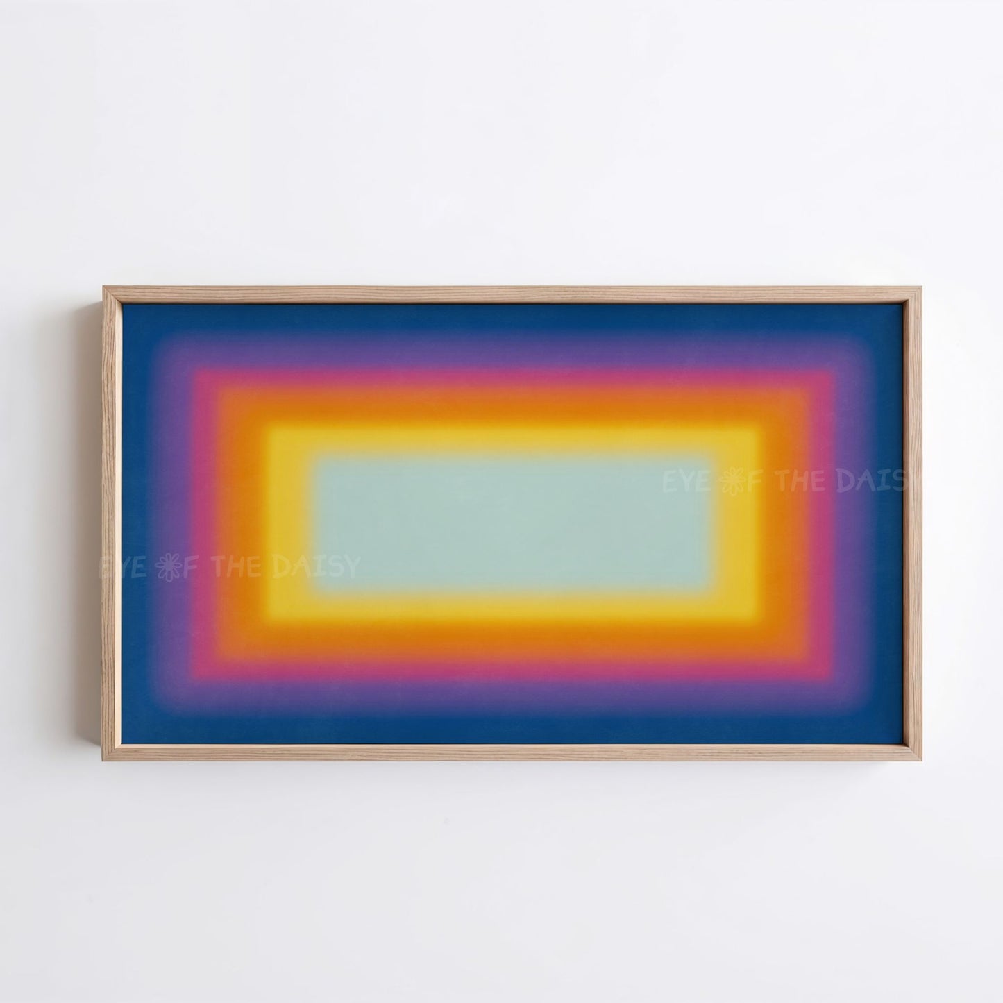 Vibrant Gradient 4K TV Art | Sunset Colours Contemporary Abstract Art for TV Screen