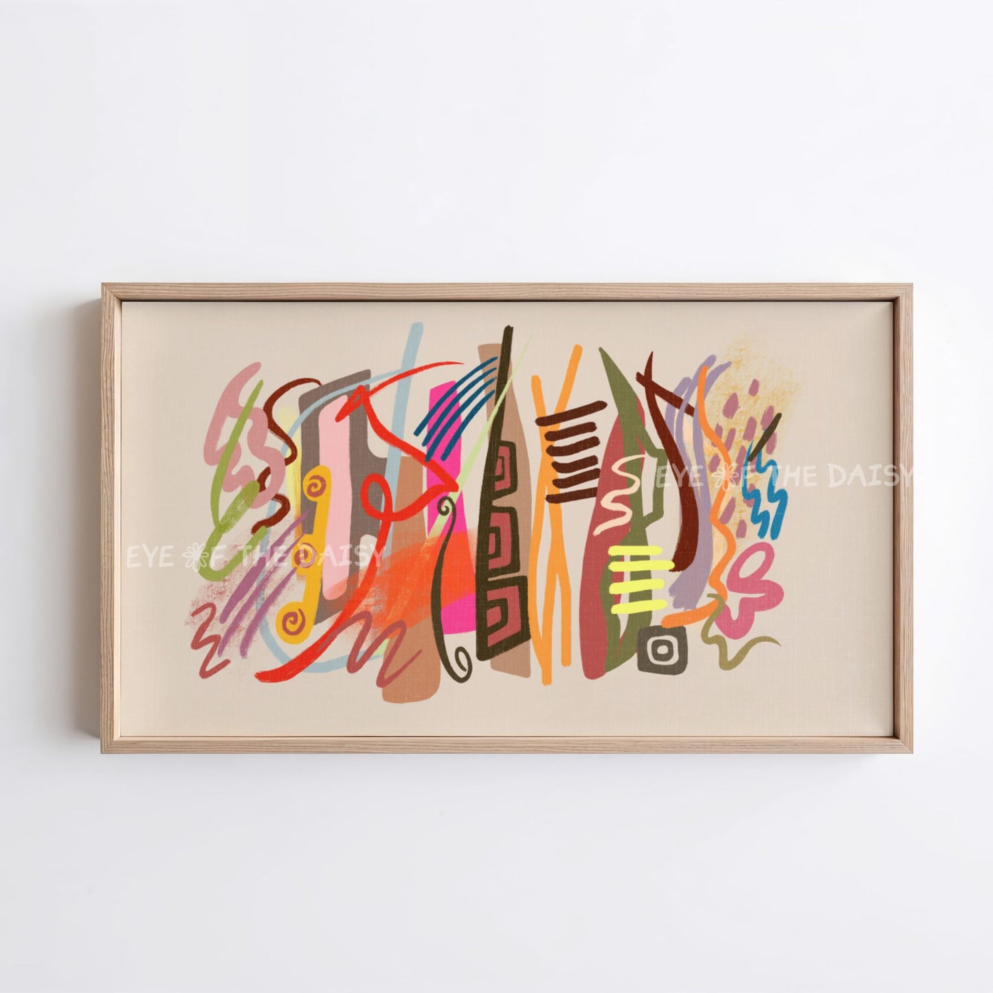 Colourful Mid Century Modern 4K TV Art | Shapes Bauhaus 4K Screensaver Art