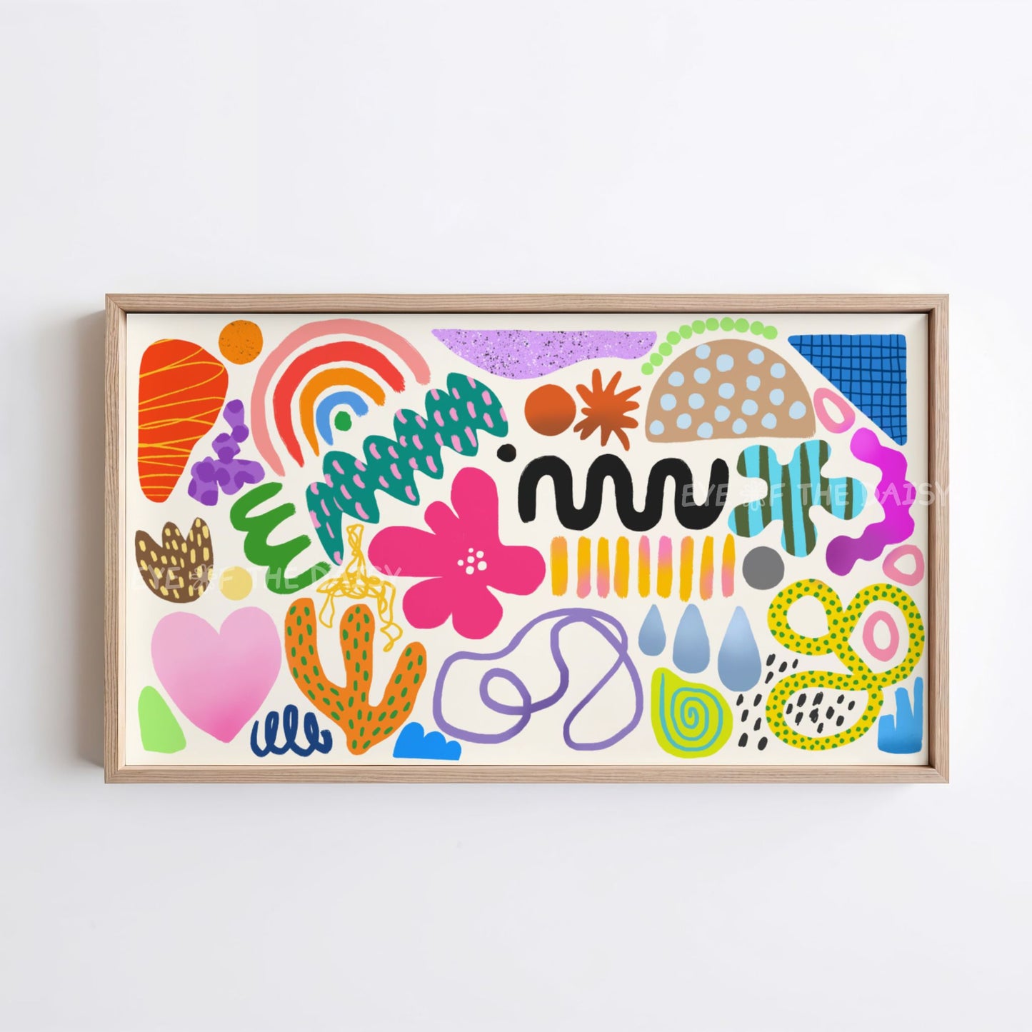 Colourful Fun Abstract Shapes 4K Art for TV | Vibrant Contemporary 4K Art for TV Screen