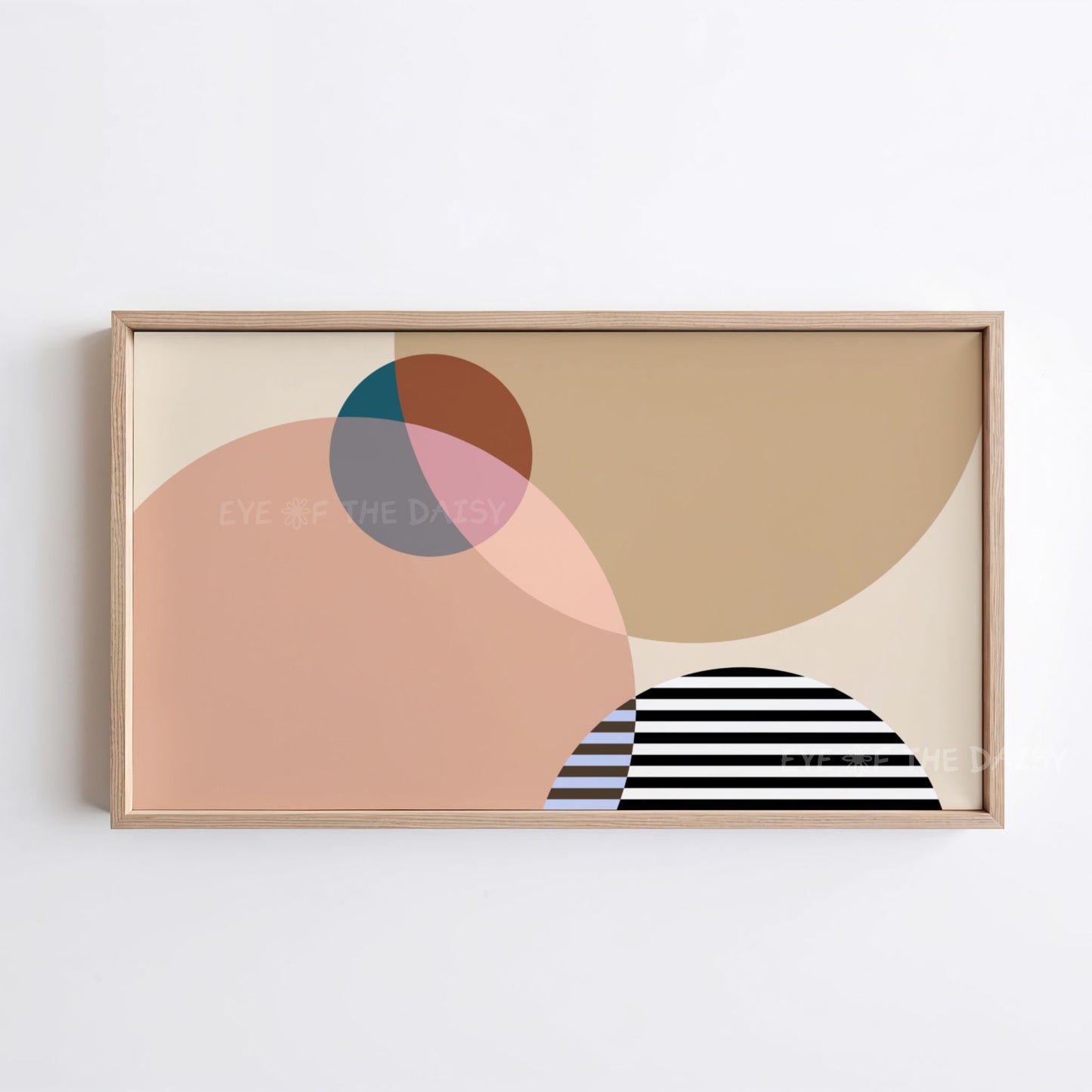 Neutral Minimal Abstract TV Art 4K | Contemporary Geometric 4K Art for TV Screen