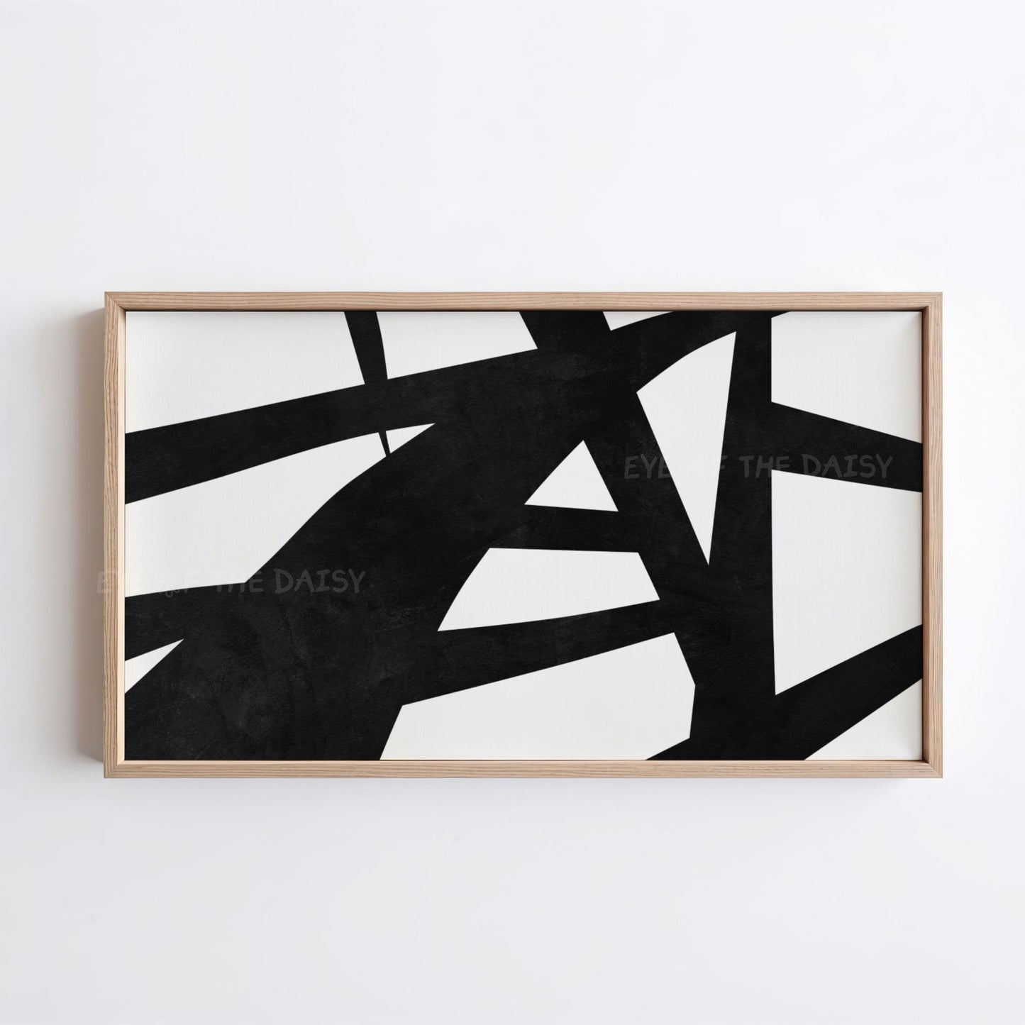 Black & White Contemporary Abstract 4K T Art | Modern Art for TV Screen