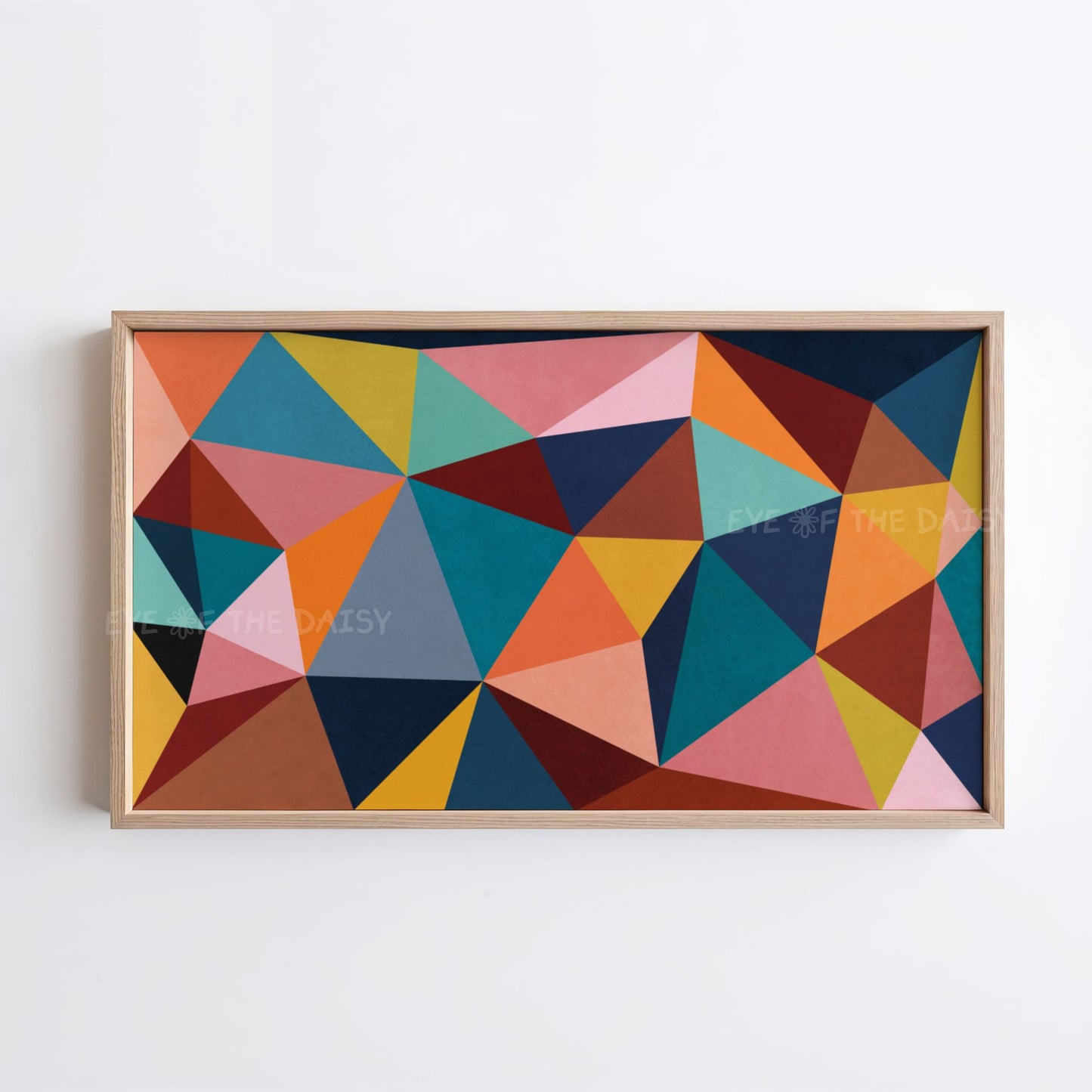 Colourful Geometric Abstract 4K TV Art | Vibrant Contemporary TV Artwork 4K