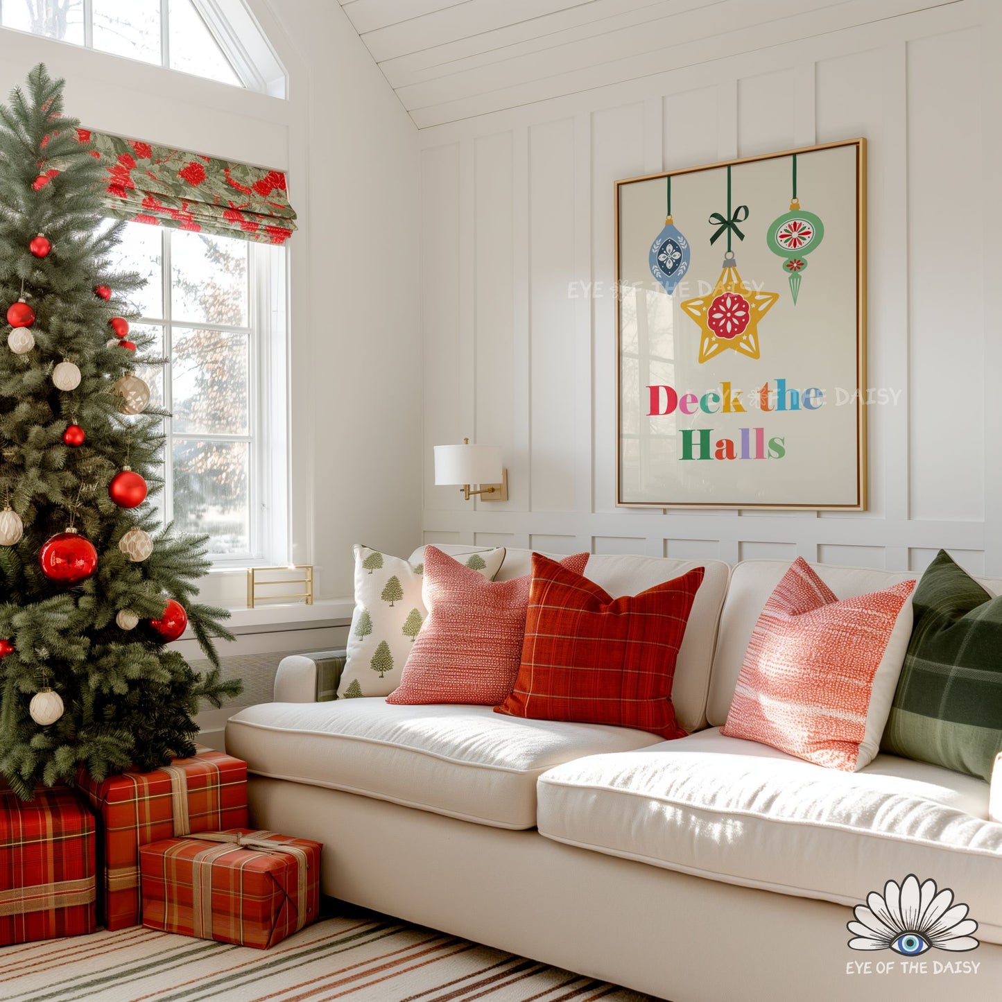 Christmas Phrase Print Digital Download | Colourful Holiday Printable Wall Art