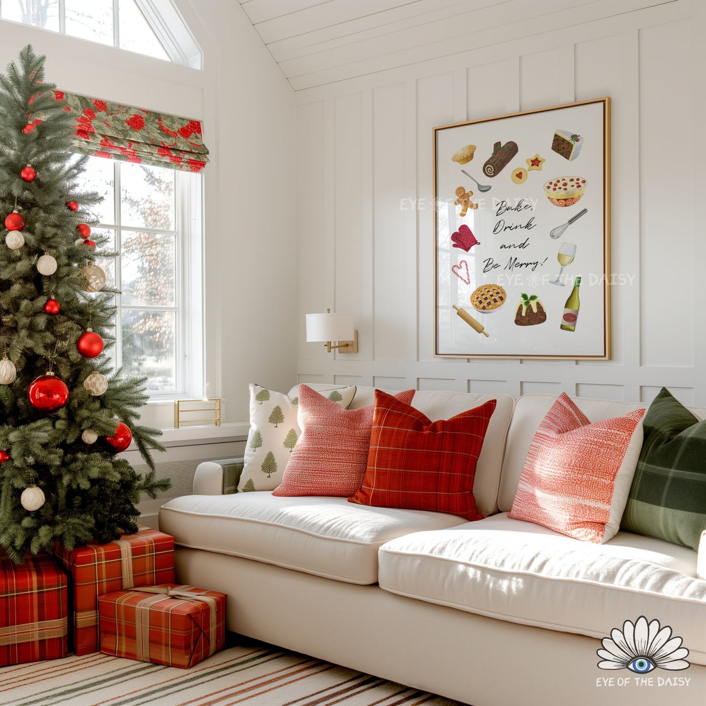 Christmas Food Print Digital Download | Traditional Holiday Phrase Printable Wall Art