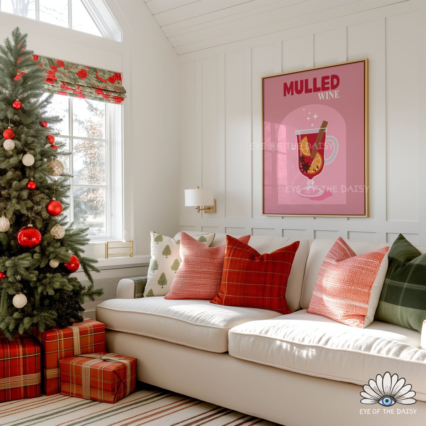 Mulled Wine Print Digital Download | Retro Holiday Drink Printable Wall Art