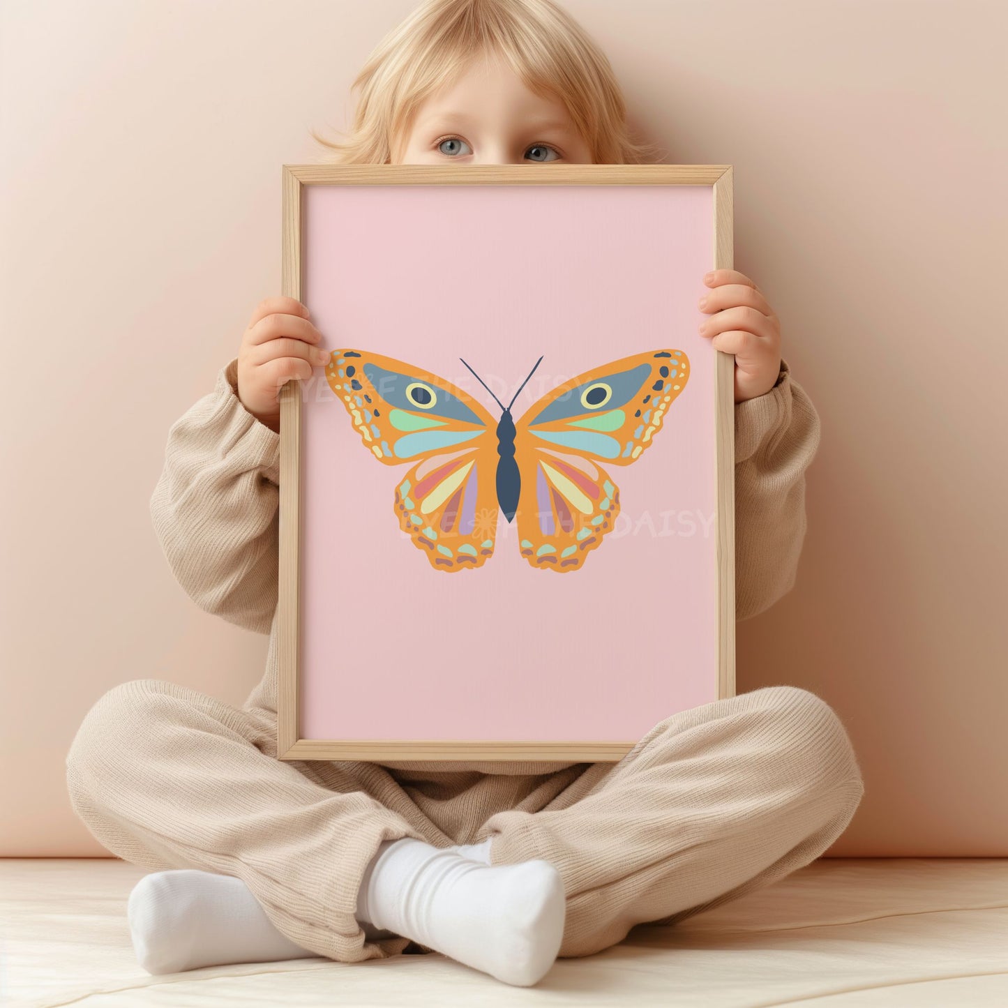 Pastel butterfly printable wall art set of 4 for whimsical girls’ nursery, vintage digital poster downloads, soft decor print set
