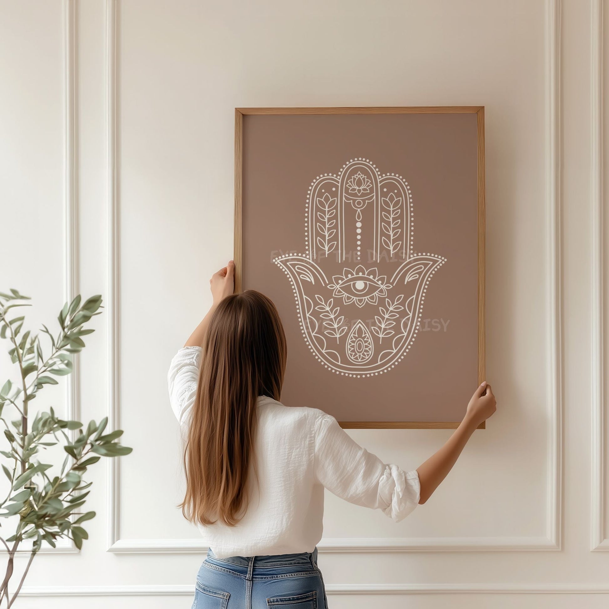 Terracotta Zen digital art prints for modern dining room walls, printable wall art set for instant download and home decor styling