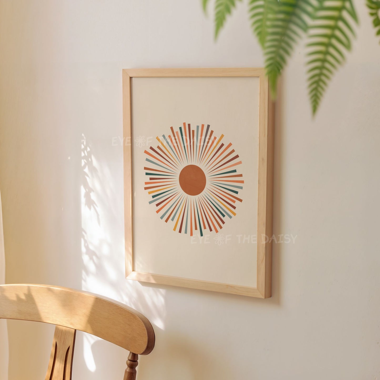 Boho gallery wall print set of 6 in warm earthy hues, instant digital download wall art for cozy living space or modern home