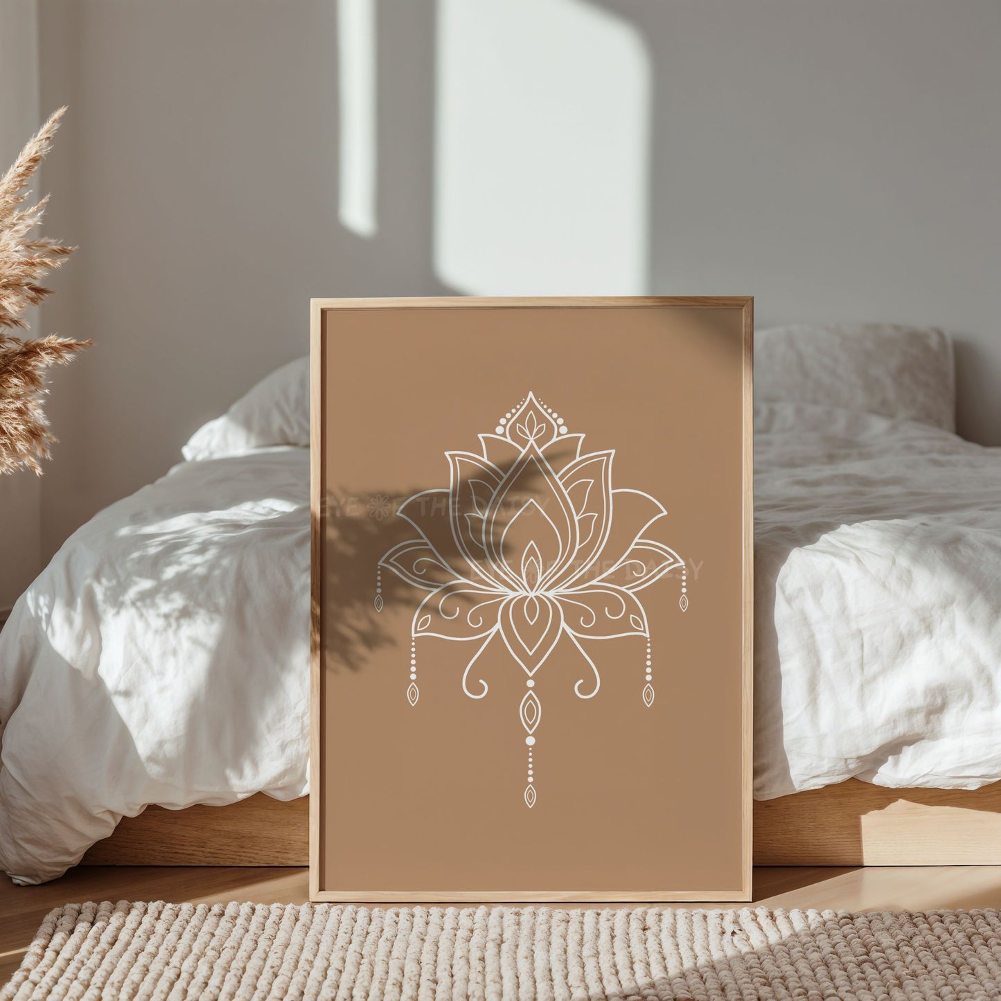 Terracotta Zen meditation prints for peaceful interiors, wall print download for boho home styling, digital art print to print at home