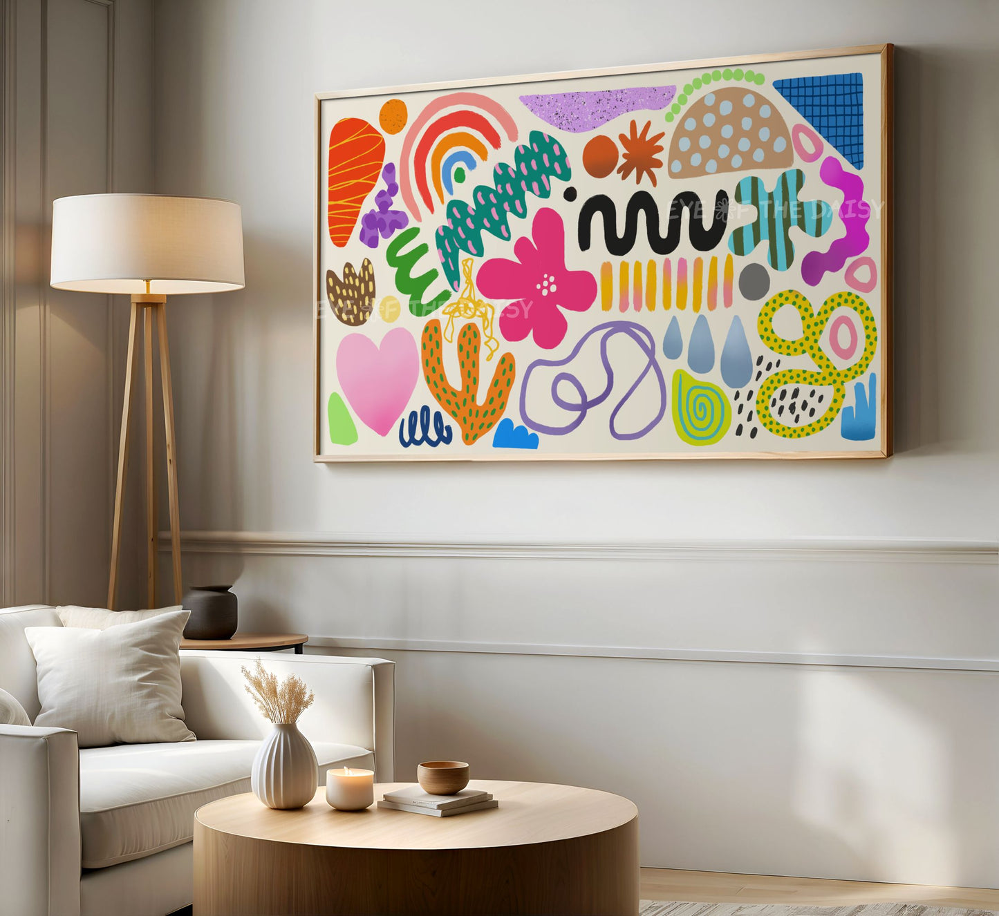 Colourful Fun Abstract Shapes 4K Art for TV | Vibrant Contemporary 4K Art for TV Screen