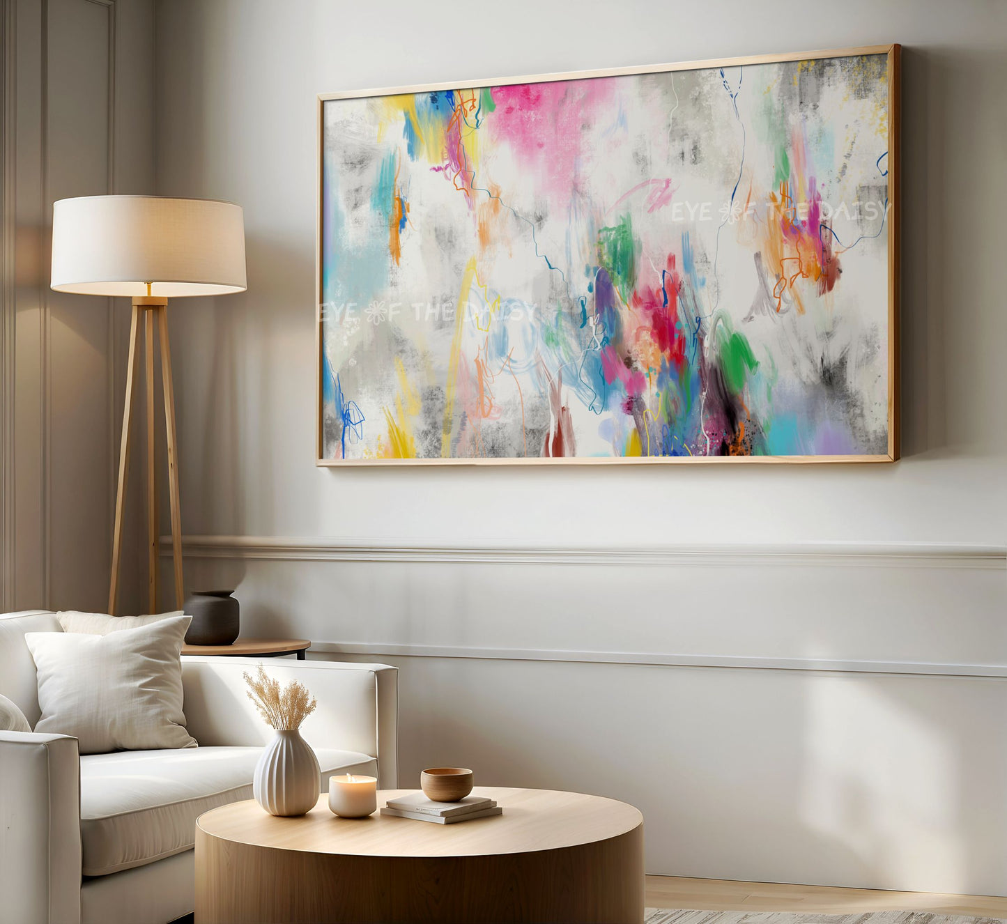 Colourful Abstract Expressionist 4K TV Art | Contemporary Modern Digital Painting 4K