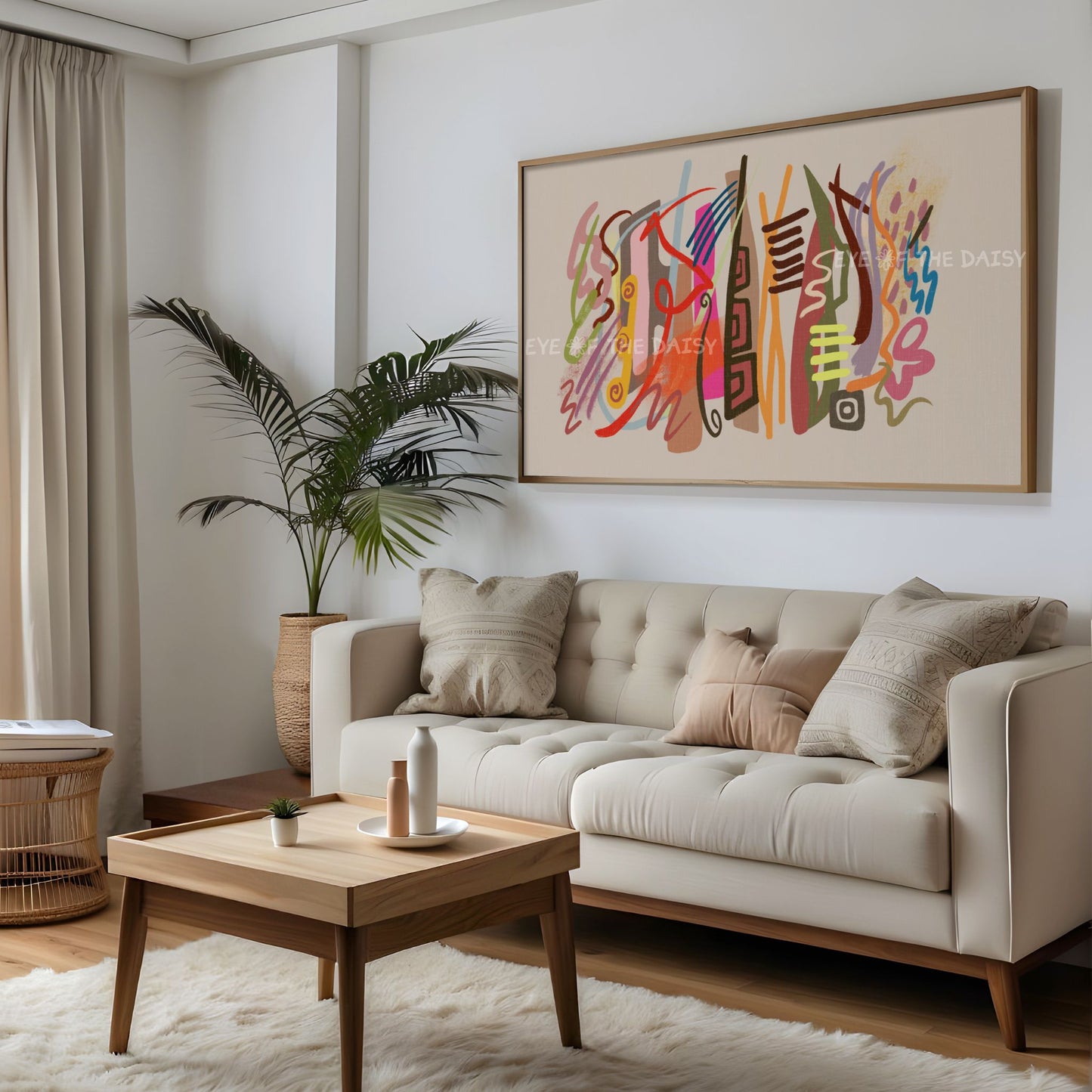 Colourful Mid Century Modern 4K TV Art | Shapes Bauhaus 4K Screensaver Art