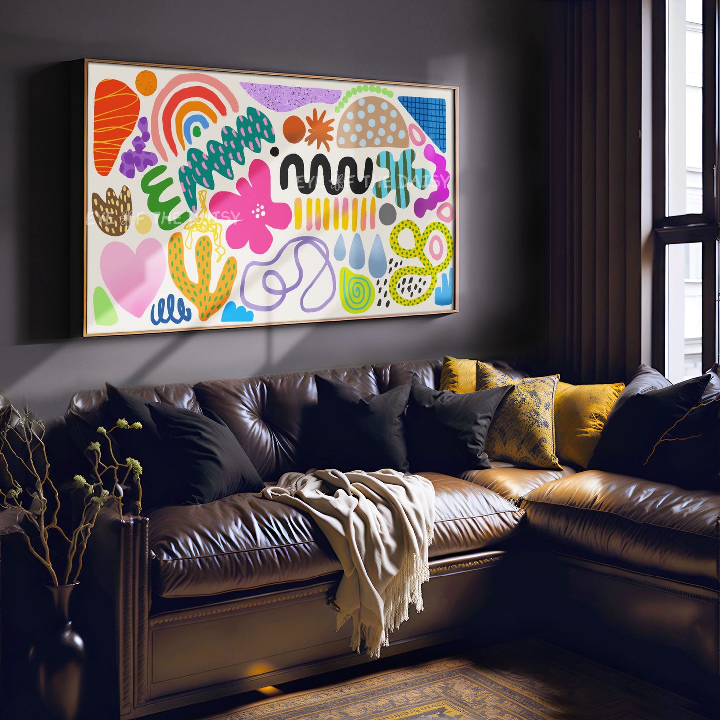 Colourful Fun Abstract Shapes 4K Art for TV | Vibrant Contemporary 4K Art for TV Screen