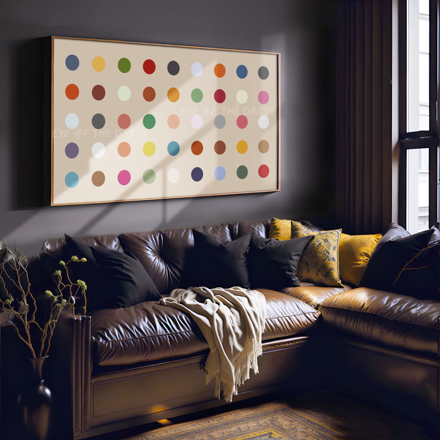 Minimal Polkadot 4K TV Art | Fun Colourful 4K Art for TV Screen