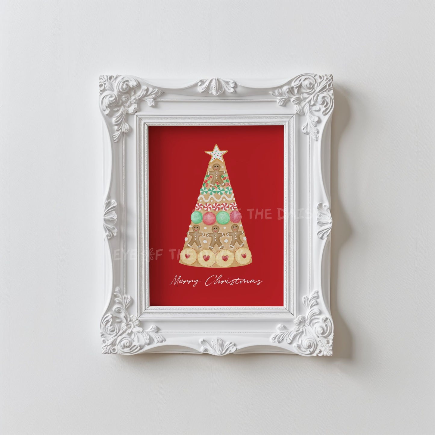 Christmas Kitchen Print Digital Download | Holiday Gingerbread Printable Wall Art